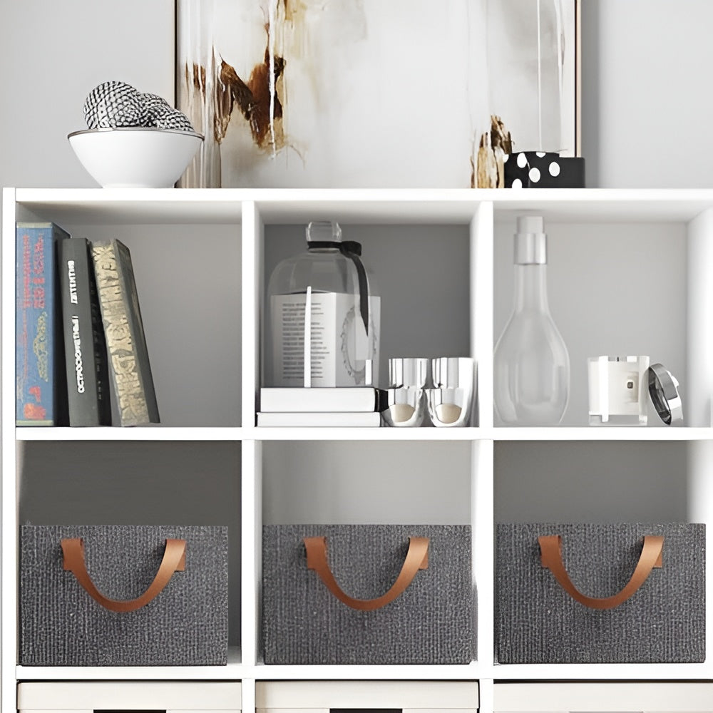Wardrobe Organizer for Clothes with Metal Frame Rectangle Storage